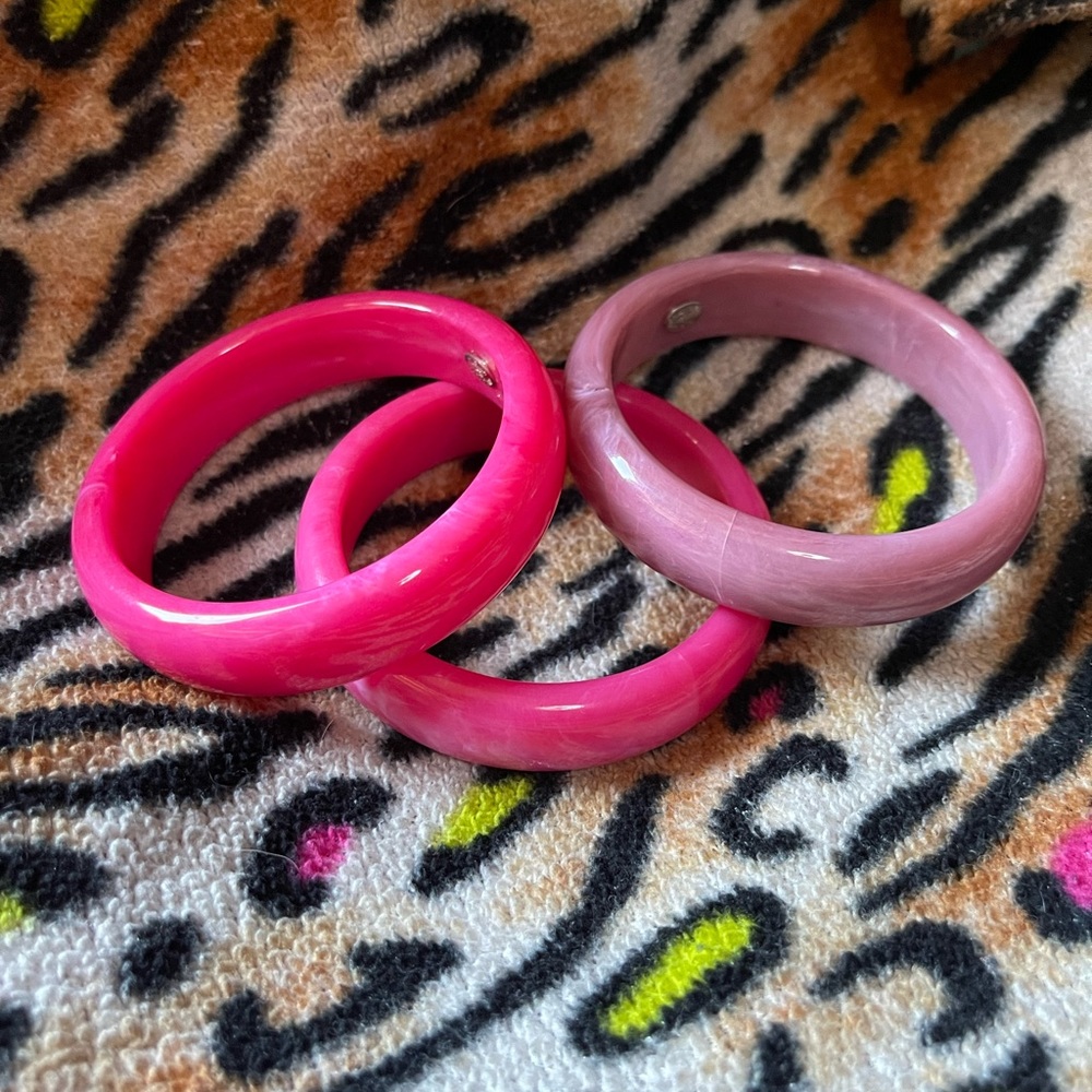 3 Tarina Tarantino Stamped Bangles